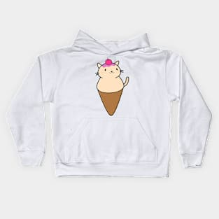 adorable cat Kids Hoodie